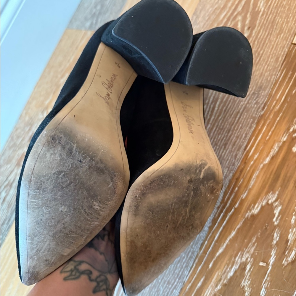 Sam Edelman Halton black suede block heel - Picture 6 of 11